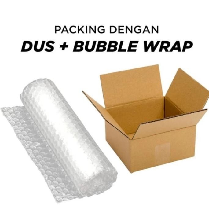 

tersedia extra packing bubble wrap dan kardus