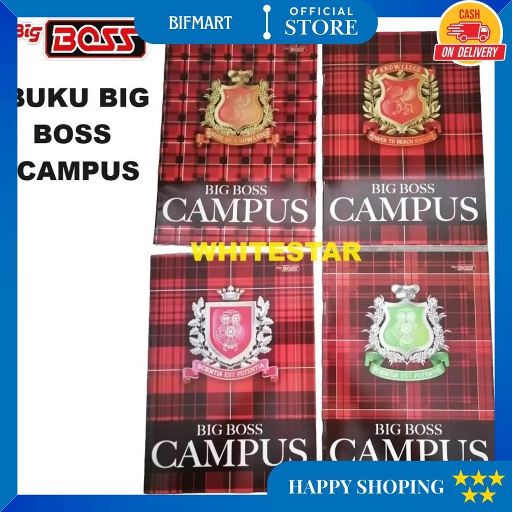 

Buku Tulis Garis Boxy / Boxi Big Boss Campus / Kampus - 36 Lembar D Promo 4.4