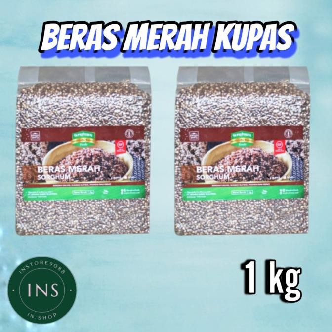 

tersedia beras merah sorghum uk 1kg gluten free