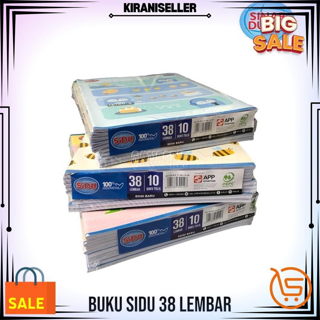

Promo Murah Grosir Buku Tulis Sinar Dunia / Sidu & Kiky 38 Lembar - Perpack D Termurah