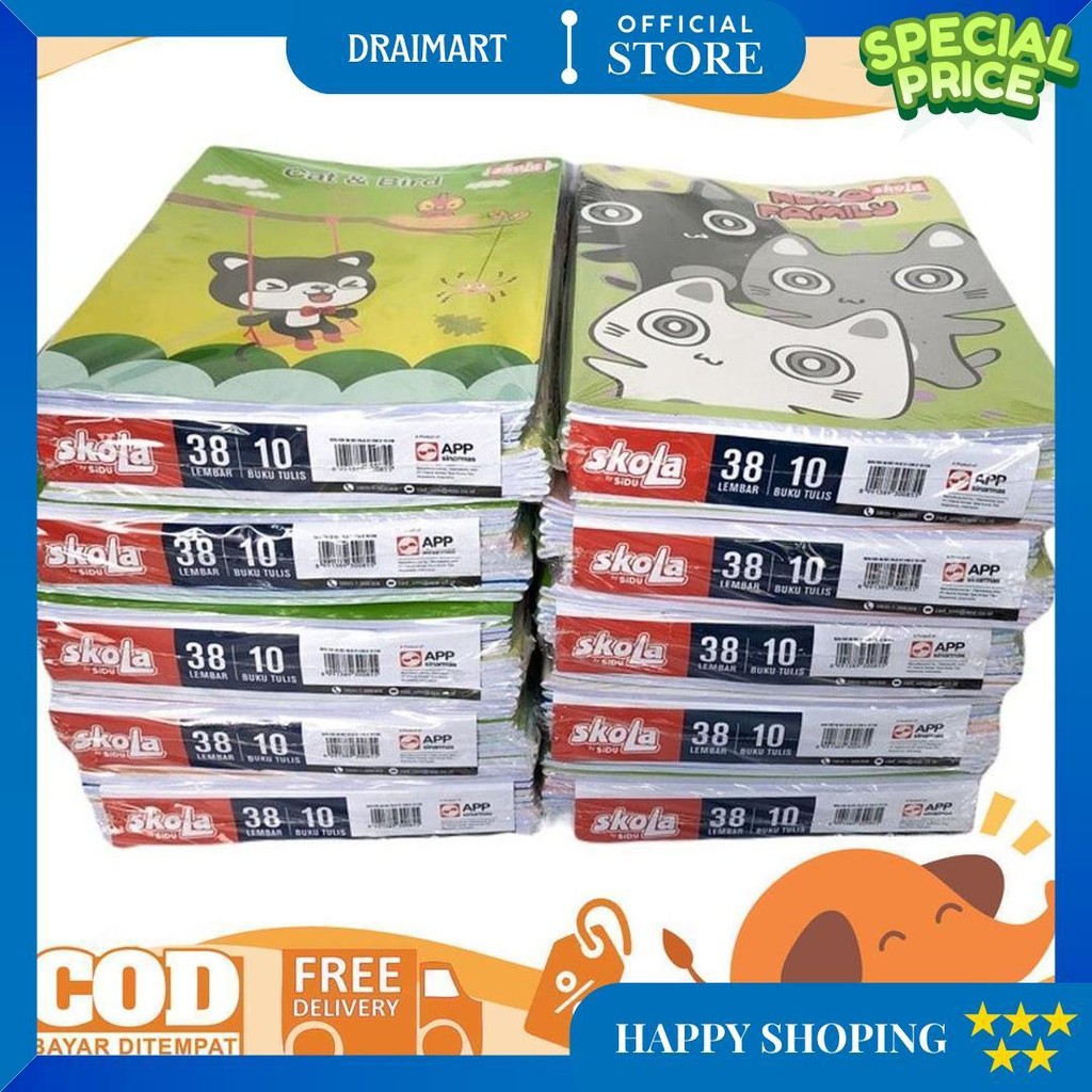 

Skola Buku Tulis 38 Lembar Bergaris Murah Berkualitas Dijual Pak D Best Seller