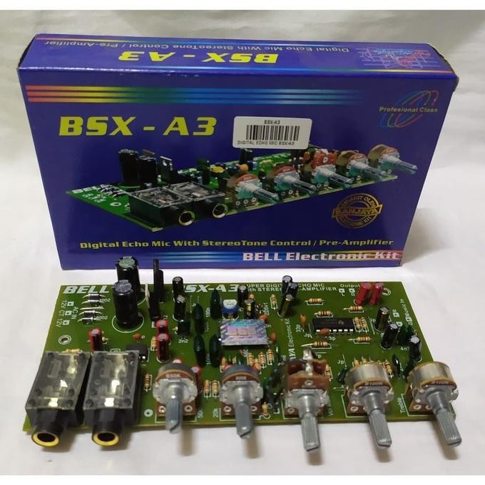 Terlaris Kit Tone Control Repeater Digital Echo Bsx A3 Bell Mic Pre Amp