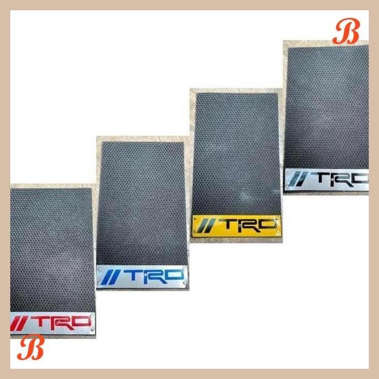 [HLM] BARU KARPET KARET LUMPUR/ MUD GUARD RODA BELAKANG MOBIL TRUCK UNIVERSAL MODEL TRD (2 WARNA) PR