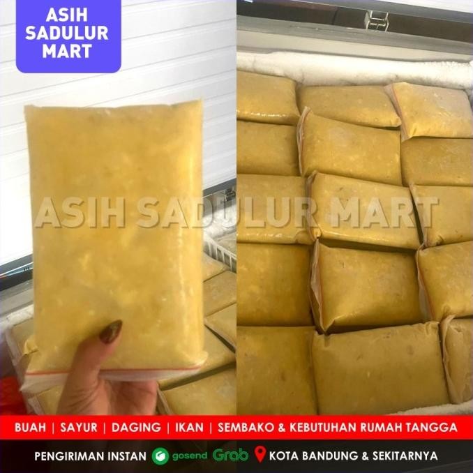 Diskon! Daging Durian Montong Frozen 1kg Buah Beku Bandung