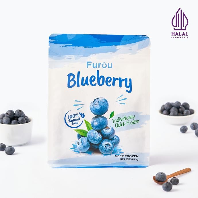 

Diskon! Frozen Blueberry (IQF) | Buah Bluberi Beku | 450 gram