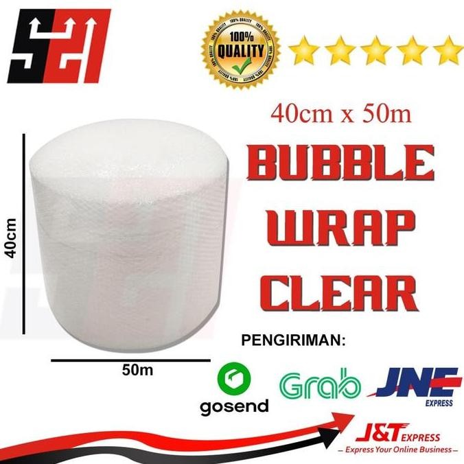 

tersedia bubble wrap plastik gelembung 40cm x 50m