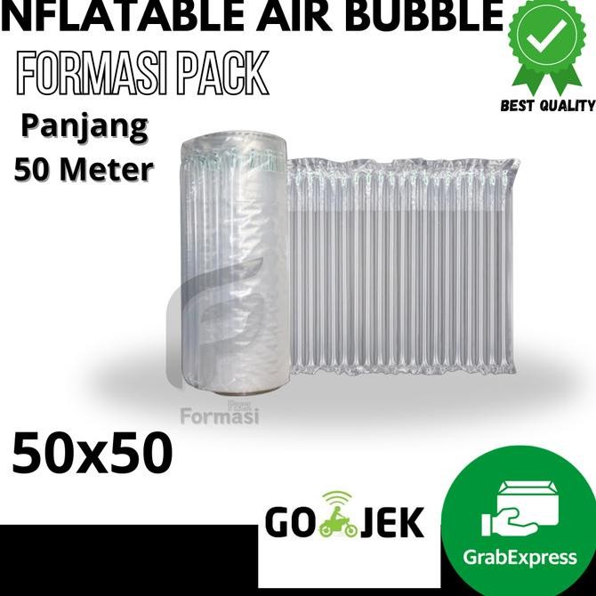 

tersedia inflatable air bubble 50cm x 50m cushion wrap / bubble wrap angin teba