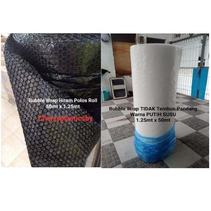 

tersedia bubble wrap bubble hitam roll 125cmx50m plastik gelembung pekat