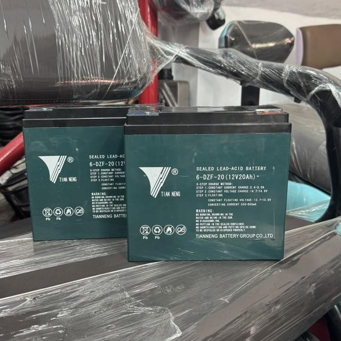 ready  BATERAI AKI 6-DZF-20 12V20ah TIAN NENG NEW SATUAN SEALED LEAD ACID BATTERY murah