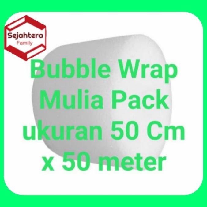 

tersedia bubble wrap bening 50cm x 50mtr mp