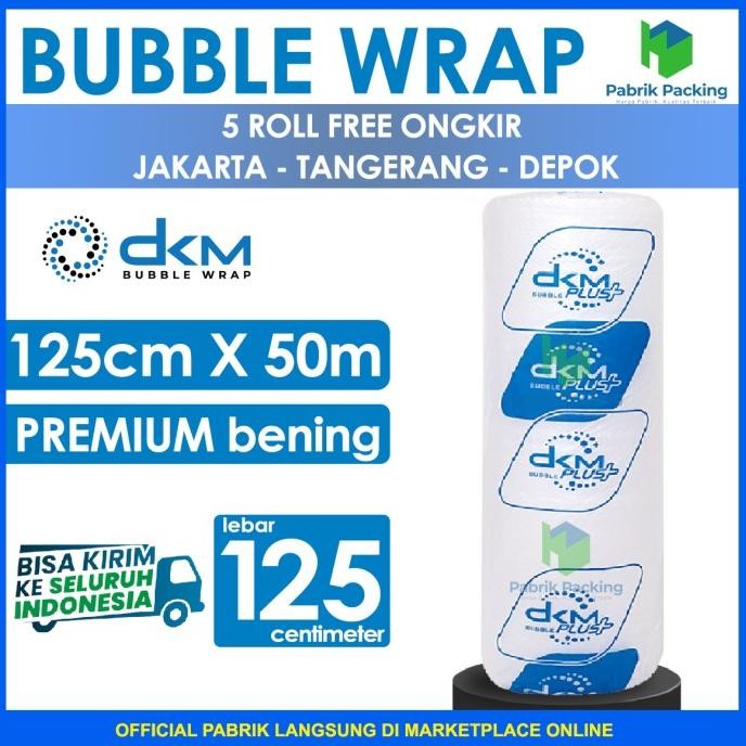 

tersedia plastik bubble wrap bening tebal 125 cm x 50 m delkomas termurah