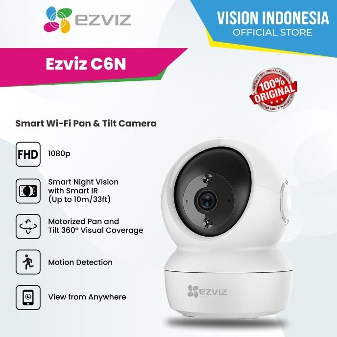 GROSIR  EZVIZ C6N WIRELESS IP CAMERA - C6N EZVIZ WIFI CAMERA
