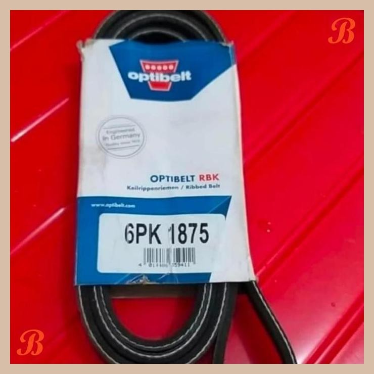 [DLC] 6PK 1875 / 6PK1875 / 6 PK 1875 VBELT FANBELT OPTIBELT ASLI