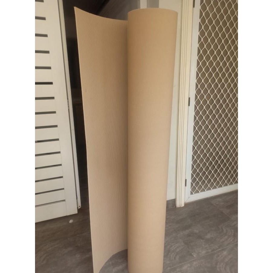 

Single Face / Karton Roll uk 160 cm x 5 meter (3 kg) Kardus Gelombang murah