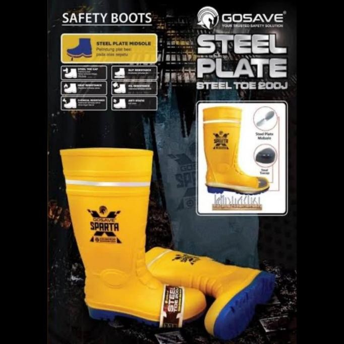 New Gosave Sepatu Safety Boot Sparta - X