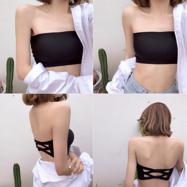 Strapless Bandeau Bra / Bra Kemben Strapless / Kemben Pakaian Dalam Wanita / Bra Kemben Wanita