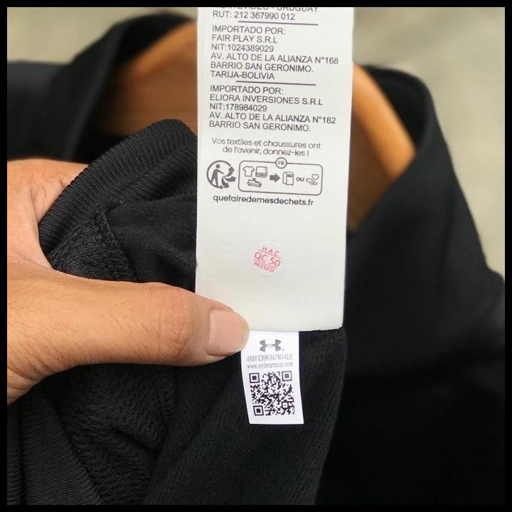 Under Armour Sport Style Tricot Jacket Black White Bnwt Original Barang Resmi Store Original Best Se