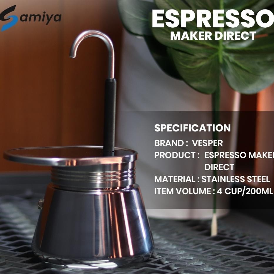 Veper Moa Pot Coffee Maer Tainle Teel Epreo Maer Direct