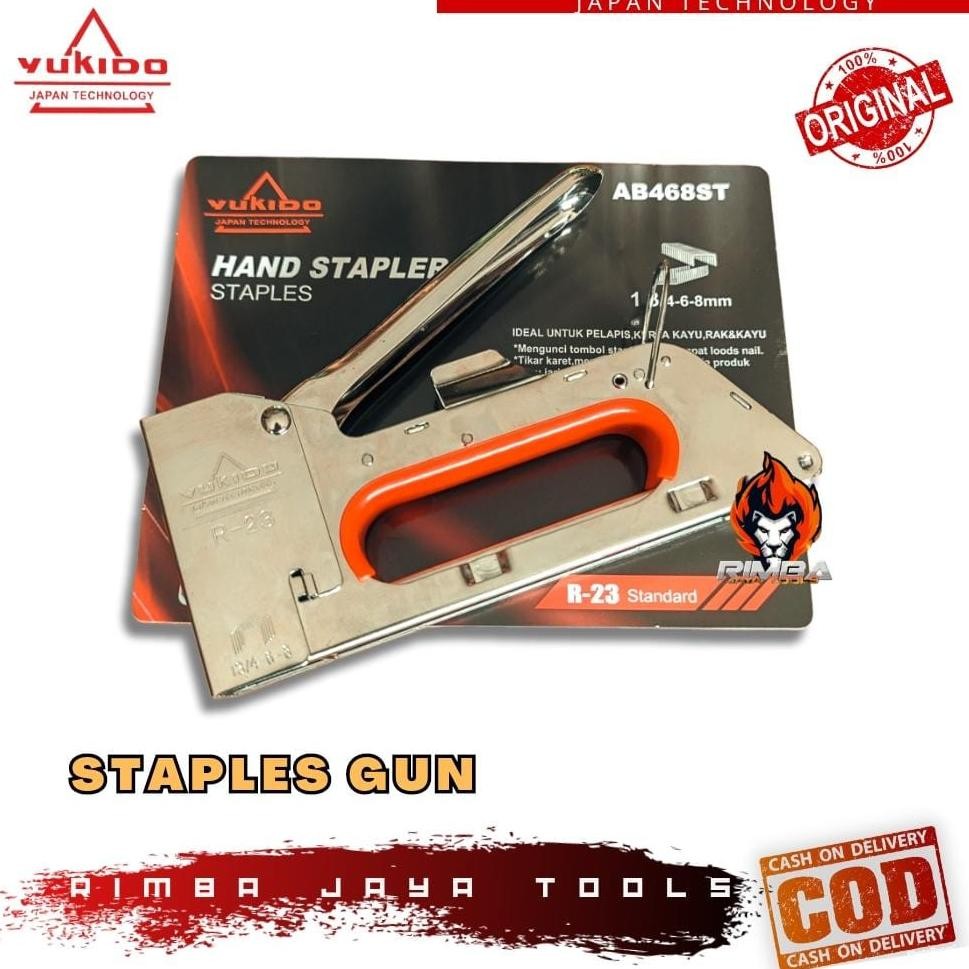 

Special Sale! Up15 Yukido Stapler Gun Staples Tembak Ergonomic Jok Sofa Gs German 1-14 Mm Viral