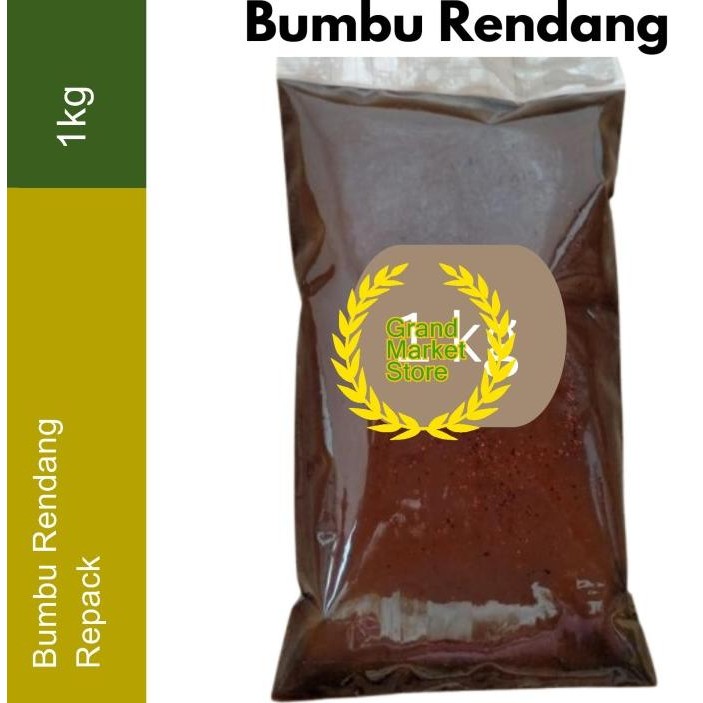 Bumbu Rendang Kemasan 1 Kg Bumbu Masak Rendang Instan 1kg Bumbu Rendang Kiloan LAT