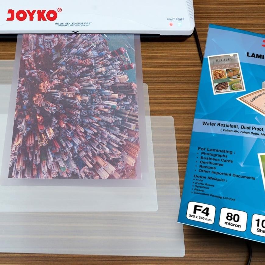

Murah Meriah Plastik Laminating Film F4 Joyko Ukuran F4 ( Isi 100 Set ) Lf80-2234 Berkualitas
