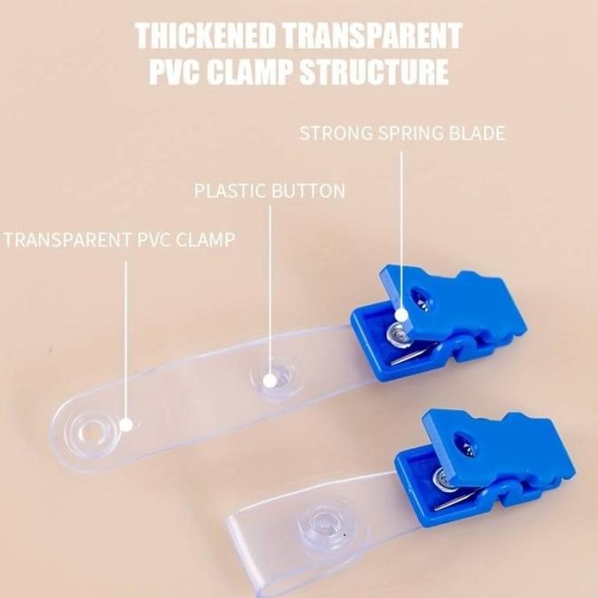 

Name Tag Jepit Plastik Id Card Jepit Plastik Original