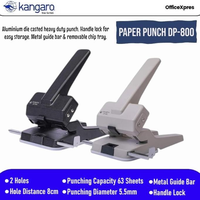 

PEMBOLONG KERTAS/PELUBANG KERTAS 85 XL KANGARO DP 800 ORIGINAL DAN TERPERCAYA