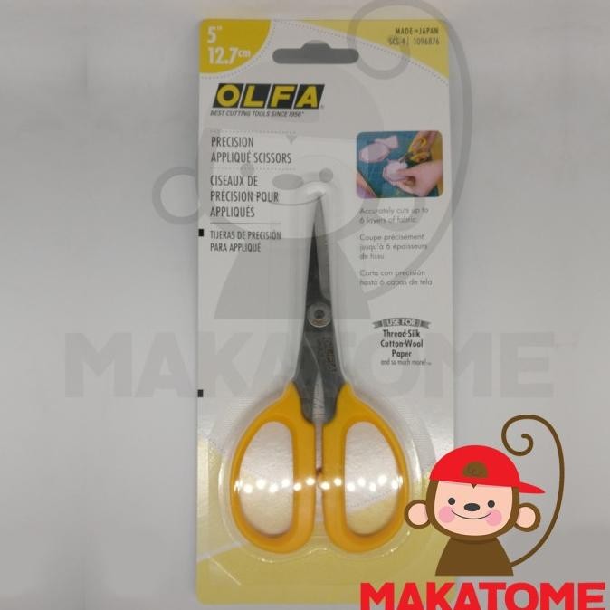 

OLFA SCISSORS SCS-4 JAPAN SCS4 GUNTING ART AND CRAFT HOBBY HOBI KAIN