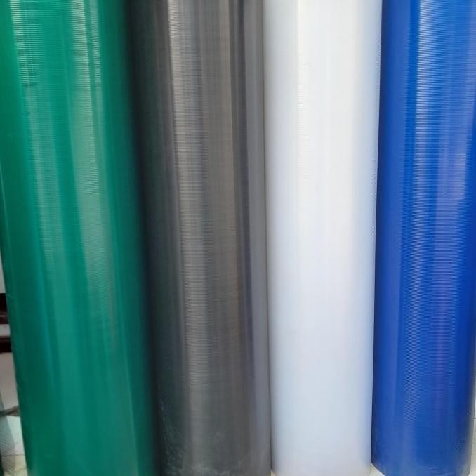 Plastik Fiber Pagar Motif Garis Tebal 1,2Mm Original