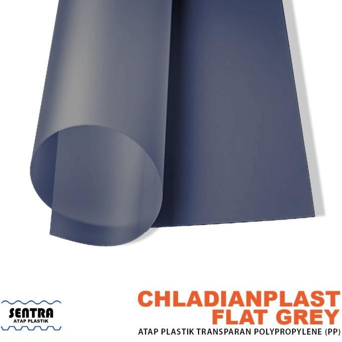 Atap Plastik Datar 0.8Mm / 1.0Mm Transparan / Warna Polypropylene Original