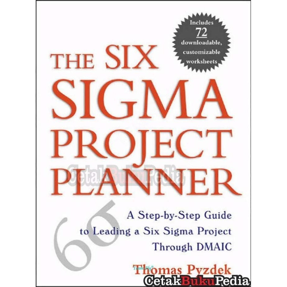Buku Preord Six Sigma Project Planner 3 By Laxxuss Mcgraw Hill Softcover
