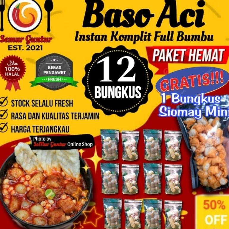 

TERMURAH Paket Komplit Full Bumbu Kaldu Kuah Pedas FREE 1 BUNGKUS SIOMAY MINI KERING Siap kirim