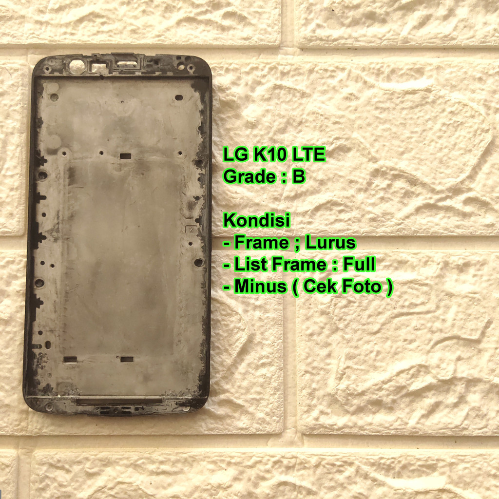 LG K10 LTE Frama Tulang Tengah / Tatakan LCD opotan