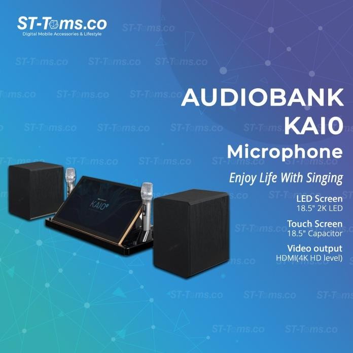Terlaris Audiobank Kaio / Ka10 / Kai0 Microphone Wireless Mic Karaoke 6 In 1