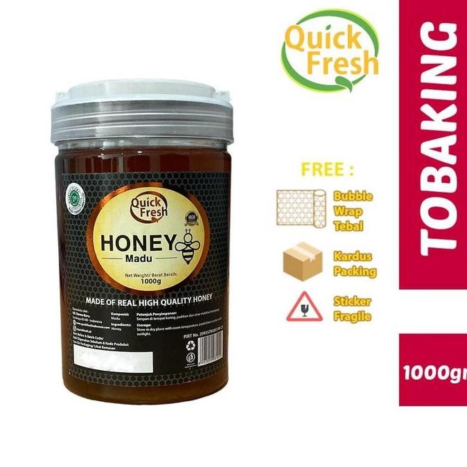 

Madu Murni Asli Quick Fresh Honey 1Kg Bucket Plastik Original