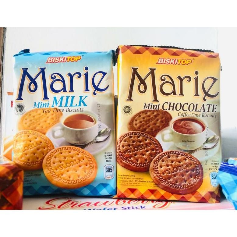 

Special Sale! We69 Biskuit Mini Marie 305 G Biskitop Roma Regal Murah