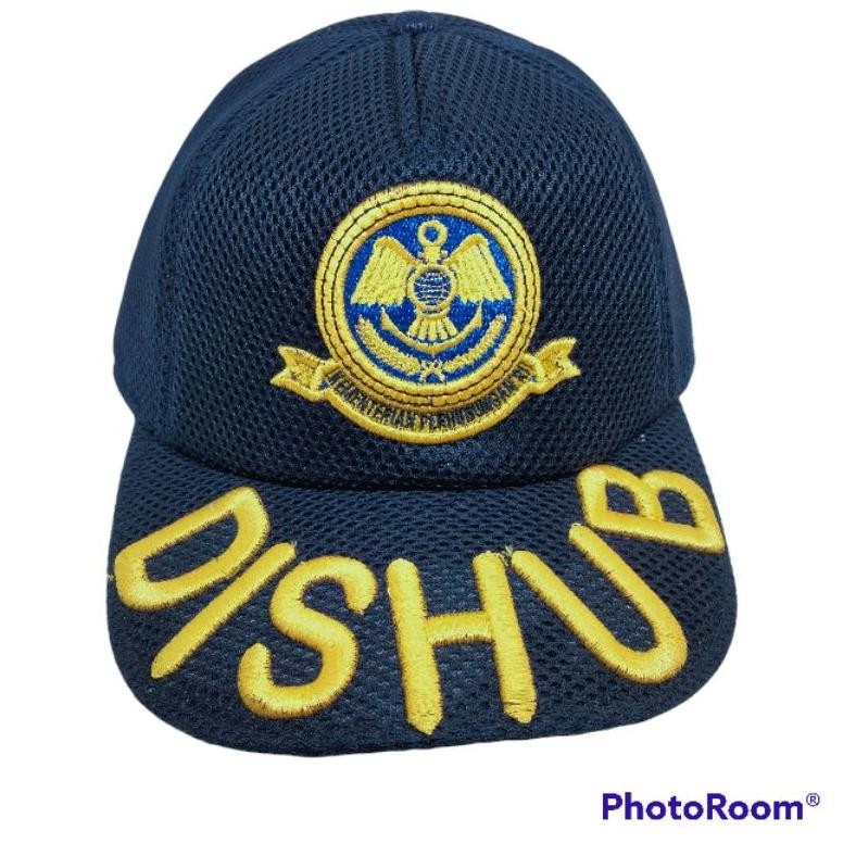 Tu-67 Uk-12 Topi Dishub / Topi Dinas Perhubungan / Topi Perhubungan Full Bordir / Topi Lapangan Dish