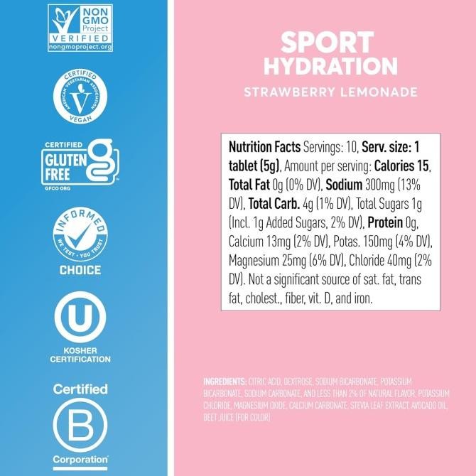 

Sale Nuun Sport Hydration Electrolytes Tablets