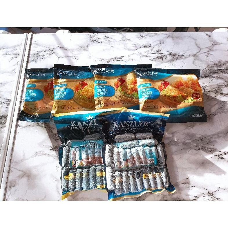 

TERLARIS Kanzler Paket Bundling 4 Nugget 2 Sosis Siap kirim