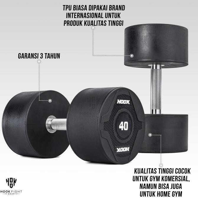 Barbel Alat Fitnes Dumbbell Set Hook Home Gym Dumble Alat Gym Dumbbell Co