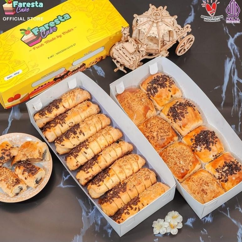

TERLARIS Dapat 2 Box Murah - Bolen Pisang Cokelat Keju dan Cokelat Cheese Roll - Cemilan Kekinian Siap kirim