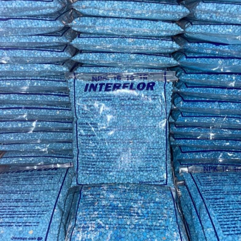 Bisa Cod Pupuk Npk 16-16-16 Interflor 500 Gram ,
