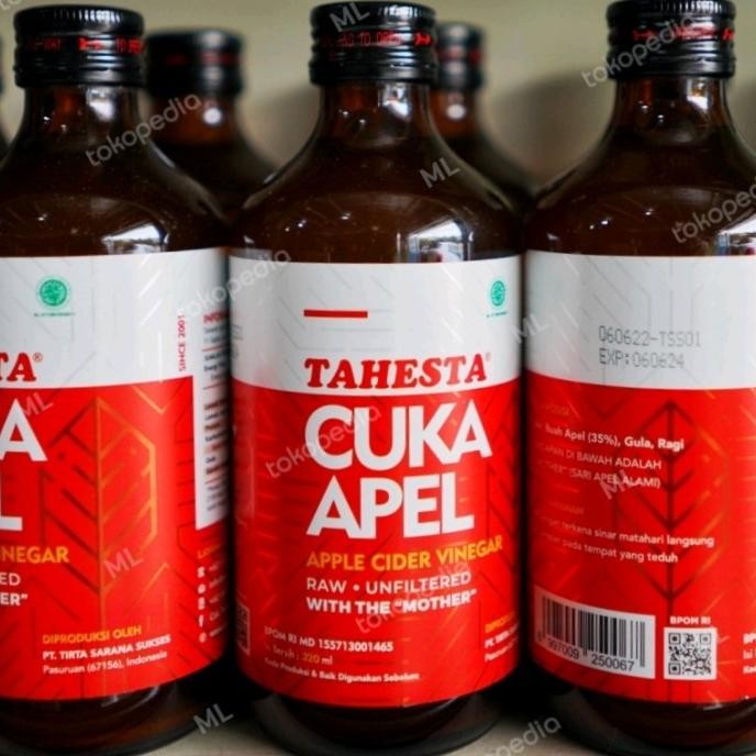

STOK TERBATAS TAHESTA CUKA APEL ISI BERSIH 320 ML