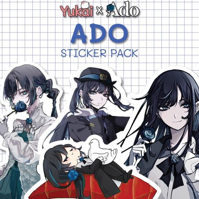 

ready Stiker Pack Ado Premium, Sticker Anime Waterproof murah