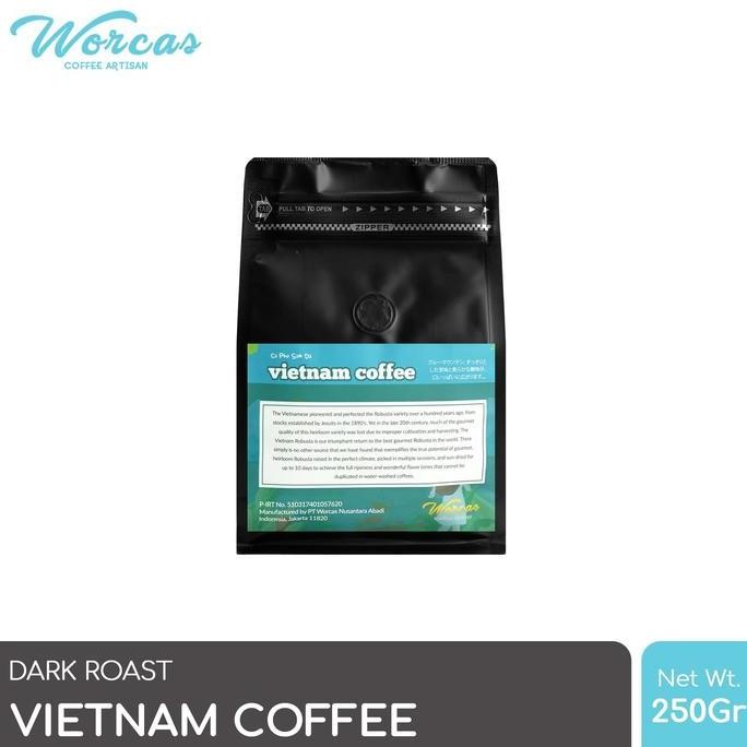 

Murah Worcas Robusta Vietnam Coffee 250 Gram - Dark Roast