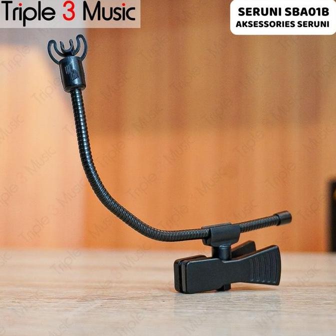 Mic saxophone wireless Seruni SEM 02 Bundle Saxophone clamp SBA01