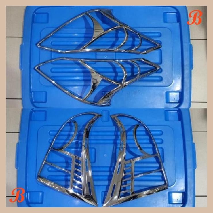 [TZM] GARNISH COVER LAMPU DEPAN BELAKANG MOBIL ALL NEW AVANZA VELOZ2012-2015