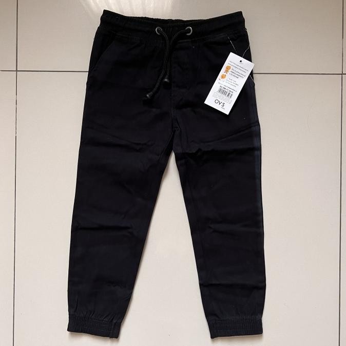 Ready Celana Panjang Jogger Anak Laki Laki OVS Black