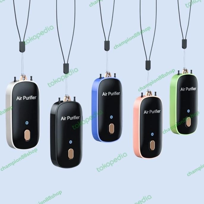 ready personal ionizer air purifier portable clip on necklace anti virus