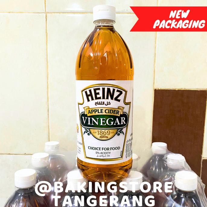 

STOK TERBATAS HEINZ APPLE CIDER VINEGAR |CUKA APEL HEINZ 896 ML (KHUSUS GOSEND/GRAB)